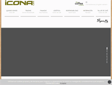 Tablet Screenshot of iconacafe.com